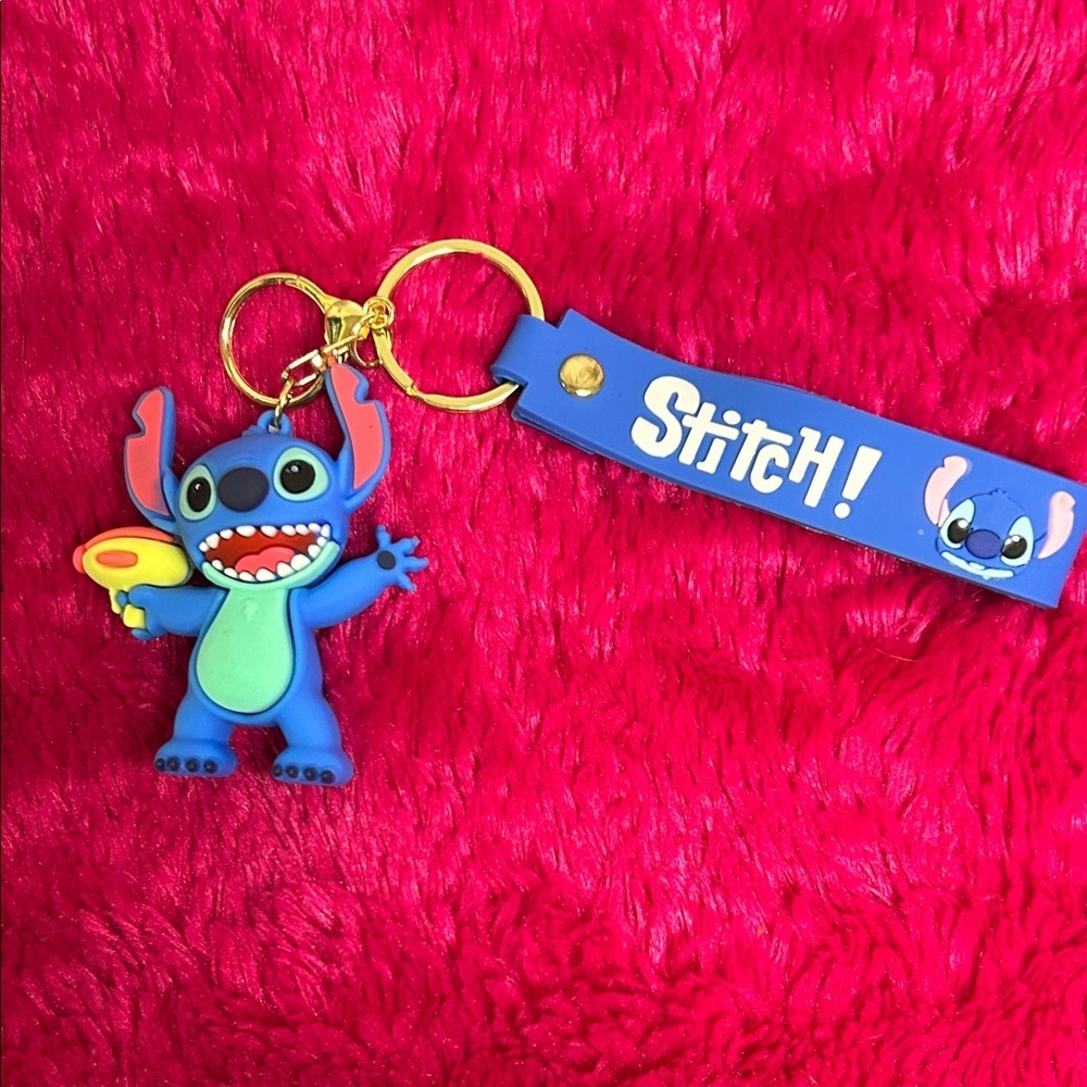 Stitch Blue Keychain